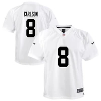 Daniel Carlson Youth Nike White Las Vegas Raiders Team Custom Game Jersey