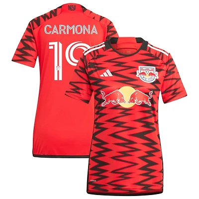 Wikelman Carmona Women's adidas  Red New York Red Bulls 2024 Legacy Replica Custom Jersey