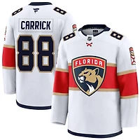 Trevor Carrick Men's Fanatics White Florida Panthers Away Premium Custom Jersey