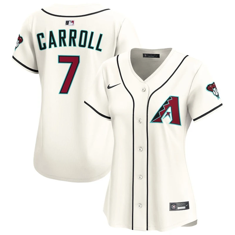 Corbin Carroll Women's Nike Cream Arizona Diamondbacks Home Limited Custom Jersey