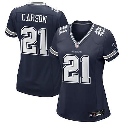 Caelen Carson Women's Nike Navy Dallas Cowboys Custom Game Jersey