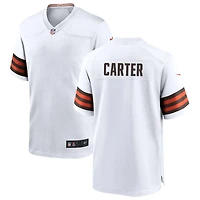 DeAndre Carter Men's Nike White Cleveland Browns Custom Game Jersey