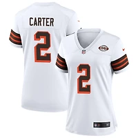 DeAndre Carter Women's Nike White Cleveland Browns 1946 Collection Alternate Custom Jersey