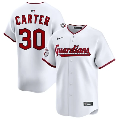Joe Carter Men's Nike White Cleveland Guardians Home Limited Pick-A-Player Retired Roster Jersey