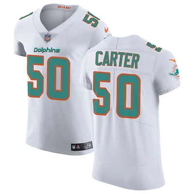Andre Carter Men's Nike White Miami Dolphins Vapor Untouchable Elite Custom Jersey