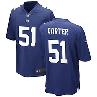 Abdul Carter Men's Nike Royal New York Giants Custom Game Jersey