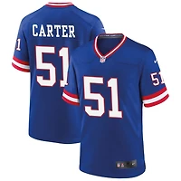 Abdul Carter Men's Nike Royal New York Giants Classic Custom Game Jersey