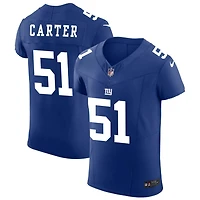Abdul Carter Men's Nike Royal New York Giants Vapor F.U.S.E. Elite Custom Jersey