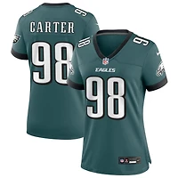 Jalen Carter Women's Nike Midnight Green Philadelphia Eagles Custom Game Jersey
