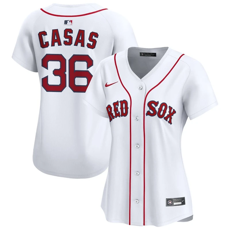 Triston Casas Women's Nike White Boston Red Sox Home Limited Custom Jersey