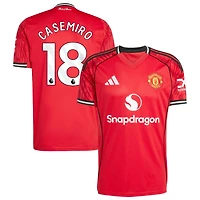 Casemiro Casemiro Men's adidas  Red Manchester United Home 2025/26 Custom Replica Jersey