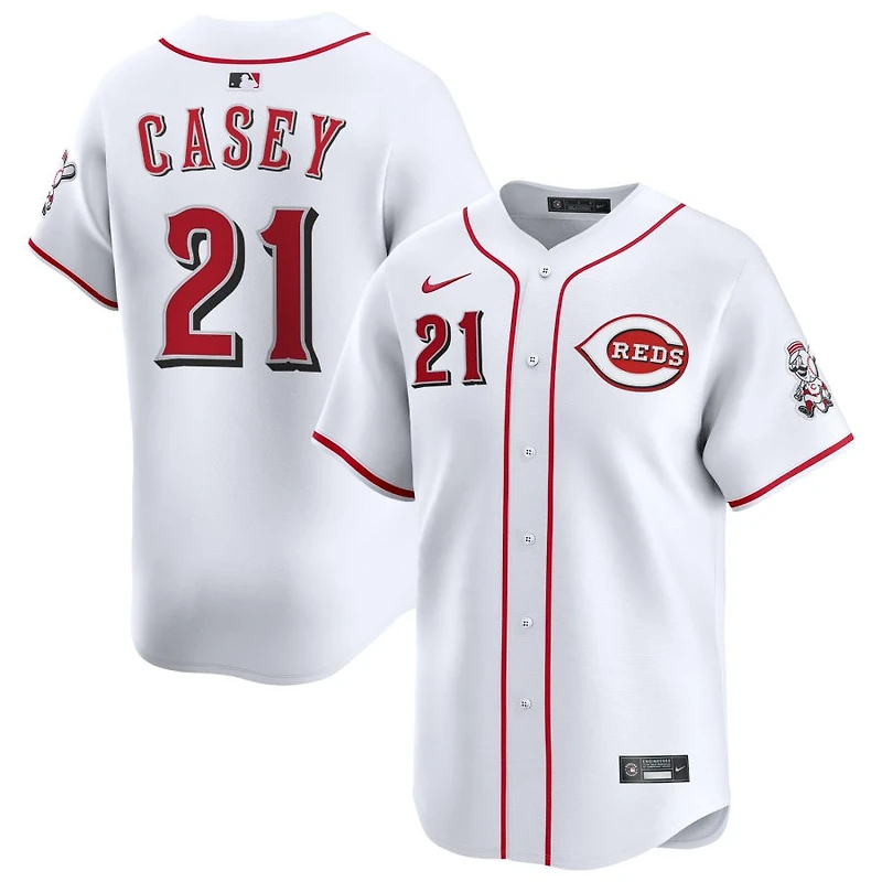 Sean Casey Men's Nike White Cincinnati Reds Home Limited Pick-A-Player Retired Roster Jersey