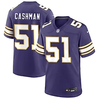 Blake Cashman Men's Nike Purple Minnesota Vikings Classic Custom Game Jersey