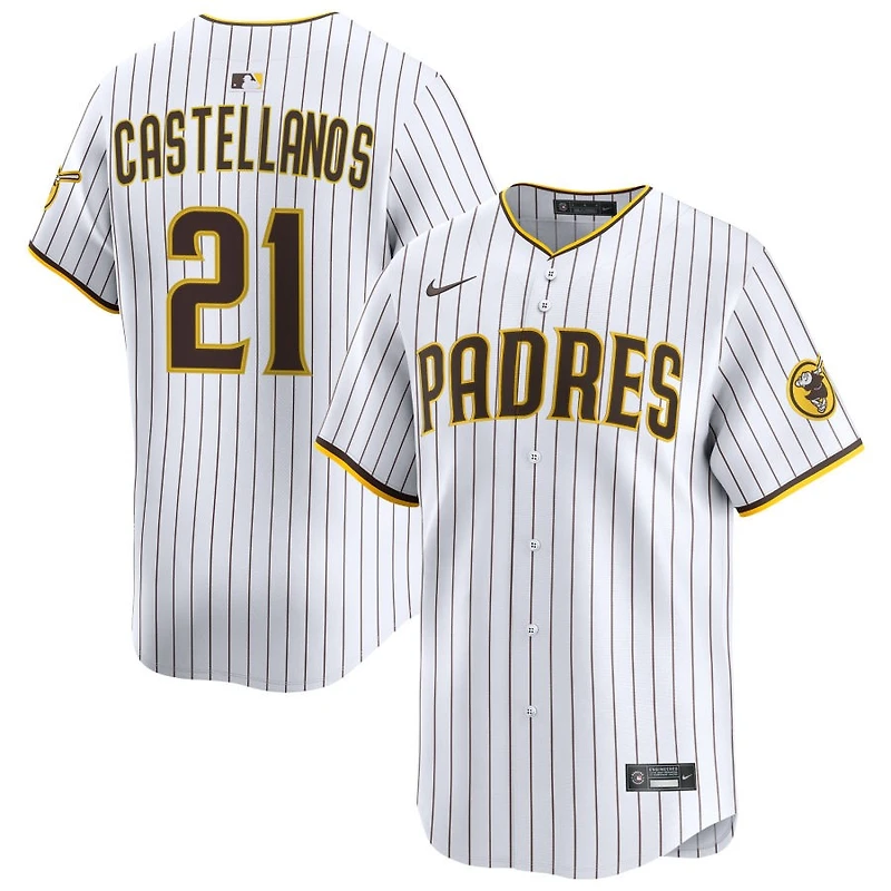 Nick Castellanos Men's Nike White San Diego Padres Home Limited Custom Jersey