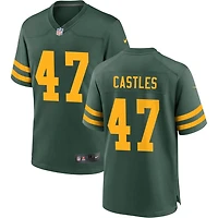 McCallan Castles Men's Nike Green Green Bay Packers Alternate Custom Jersey