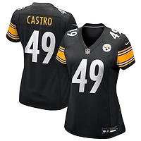 Sebastian Castro Women's Nike Black Pittsburgh Steelers Custom Game Jersey