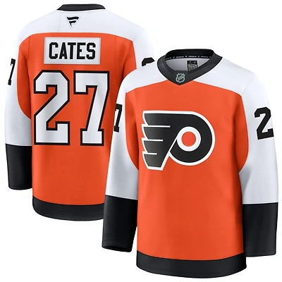 Noah Cates Men's Fanatics Orange Philadelphia Flyers Home Premium Custom Jersey