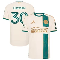 Cayman Togashi Cayman Men's adidas Tan Atlanta United FC 2026 Spirit Of '96 On-Field Authentic Patch Custom Jersey