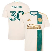 Cayman Togashi Cayman Men's adidas  Tan Atlanta United FC 2026 Spirit of '96 Replica Custom Jersey
