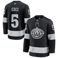 Cody Ceci Men's Fanatics Black Los Angeles Kings Alternate Premium Custom Jersey