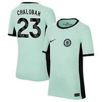 Trevoh Chalobah Youth Nike Mint Chelsea 2023/24 Third Stadium Replica Custom Jersey