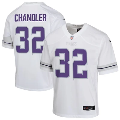 Ty Chandler Youth Nike White Minnesota Vikings Alternate Custom Game Jersey