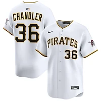 Bubba Chandler Men's Nike White Pittsburgh Pirates Home Limited Custom Jersey