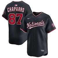 Andres Chaparro Men's Nike Navy Washington Nationals Alternate Limited Custom Jersey