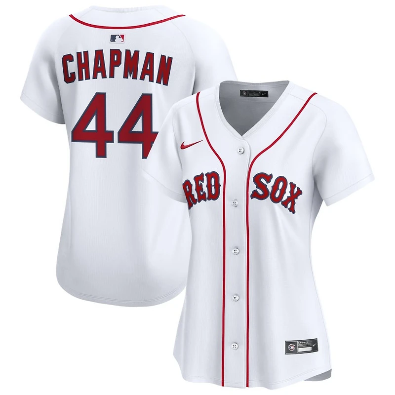 Aroldis Chapman Women's Nike  White Boston Red Sox Home Limited Custom Jersey