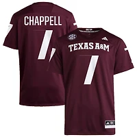 Tyreek Chappell Men's adidas  Maroon Texas A&M Aggies NIL Pick-A-Player Home Premier Football Jersey