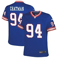 Elijah Chatman Youth Nike Royal New York Giants Classic Custom Game Jersey