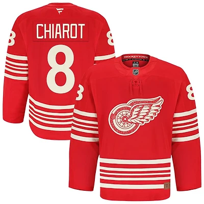 Ben Chiarot Men's Fanatics Red Detroit Red Wings Anniversary Authentic Pro Custom Jersey