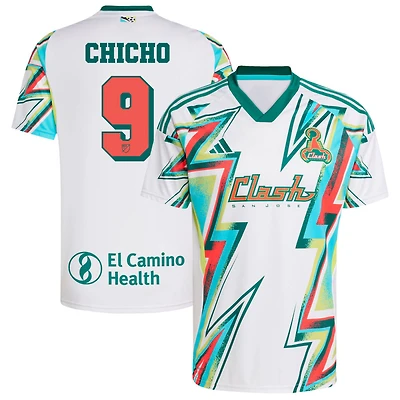 Cristian Arango Chicho Men's adidas White San Jose Earthquakes 2025 Third Replica Custom Jersey