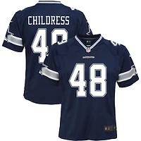 Zion Childress Youth Nike Navy Dallas Cowboys Custom Game Jersey