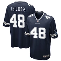 Zion Childress Men's Nike Navy Dallas Cowboys Custom Game Jersey