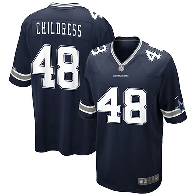 Zion Childress Men's Nike Navy Dallas Cowboys Custom Game Jersey