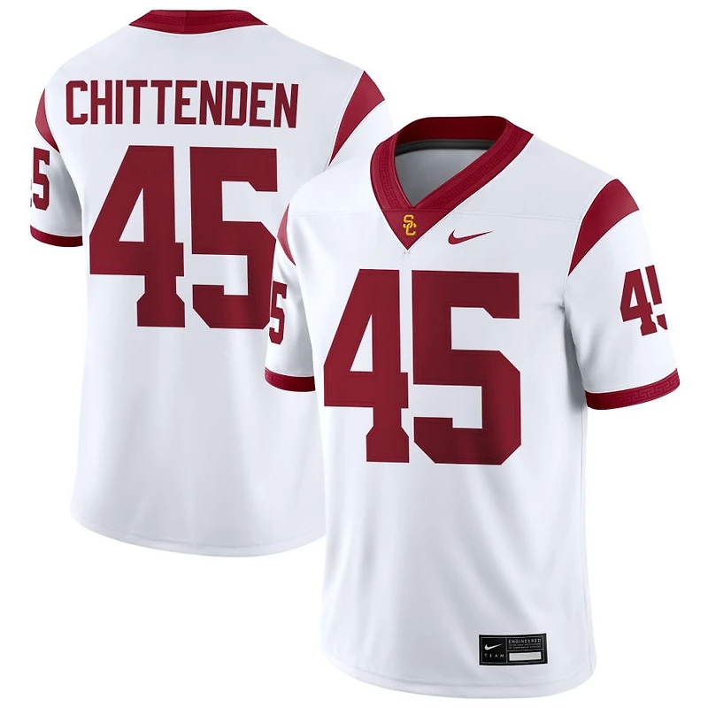 Caden Chittenden Men's Nike Cardinal USC Trojans NIL Pick-A-Player Game Jersey