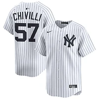 Angel Chivilli Men's Nike White New York Yankees Home Limited Custom Jersey