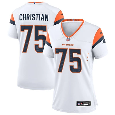 Geron Christian Women's Nike White Denver Broncos Mile High Collection Custom Game Jersey