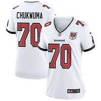 Benjamin Chukwuma Women's Nike White Tampa Bay Buccaneers 50th Season Custom Game Jersey
