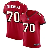 Benjamin Chukwuma Men's Nike Red Tampa Bay Buccaneers Vapor Elite Custom Jersey