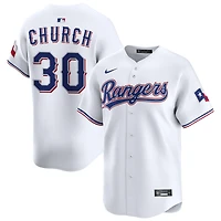 Marc Church Men's Nike White Texas Rangers Home Limited Custom Jersey