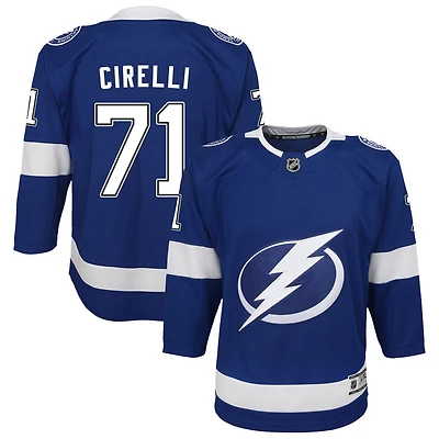 Anthony Cirelli Youth Blue Tampa Bay Lightning Home Custom Premier Jersey
