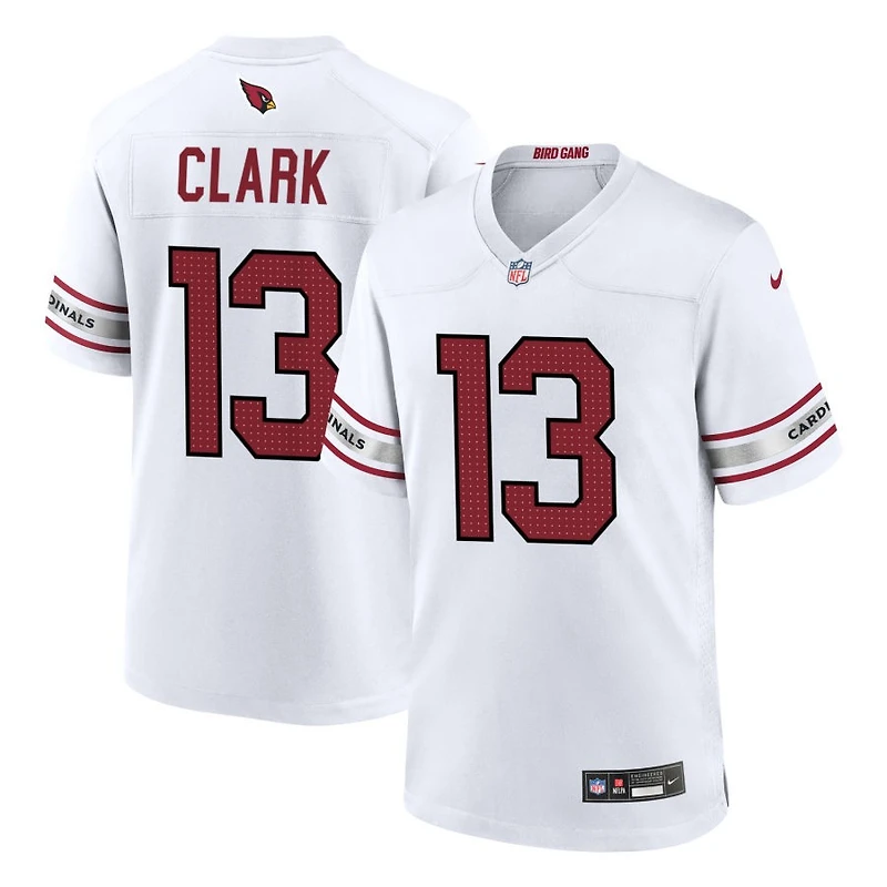 Kei'Trel Clark Men's Nike White Arizona Cardinals Custom Game Jersey