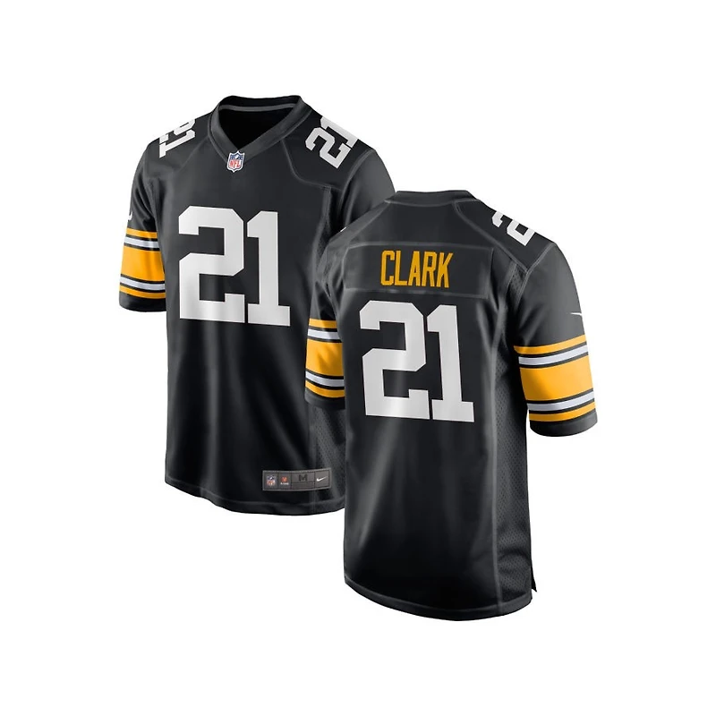 Chuck Clark Youth Nike Black Pittsburgh Steelers Alternate Custom Game Jersey