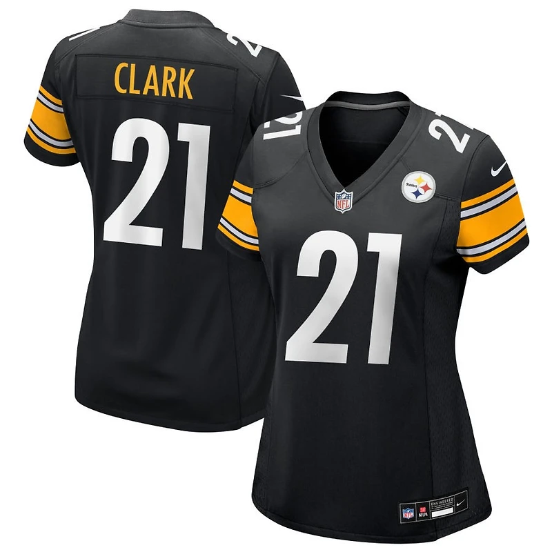 Chuck Clark Women's Nike Black Pittsburgh Steelers Custom Game Jersey