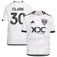 Caden Clark Youth adidas White D.C. United 2023 The Cherry Blossom Kit Replica Custom Jersey