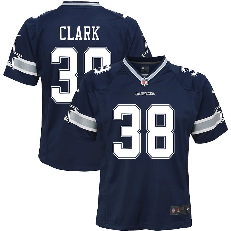 Alijah Clark Youth Nike Navy Dallas Cowboys Custom Game Jersey