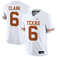 Christian Clark Men's Nike White Texas Longhorns NIL Pick-A-Player Game Jersey