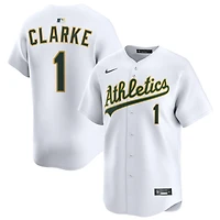 Denzel Clarke Men's Nike White Athletics Home Limited Custom Jersey